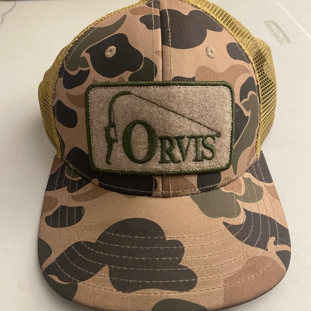 Orvis Black and Tan Mesh Cap
